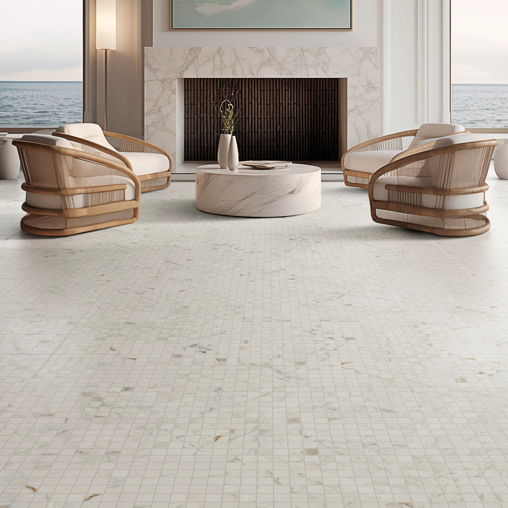 Exclusive 2 X 2 Honed Mosaic Luxury Feature 2