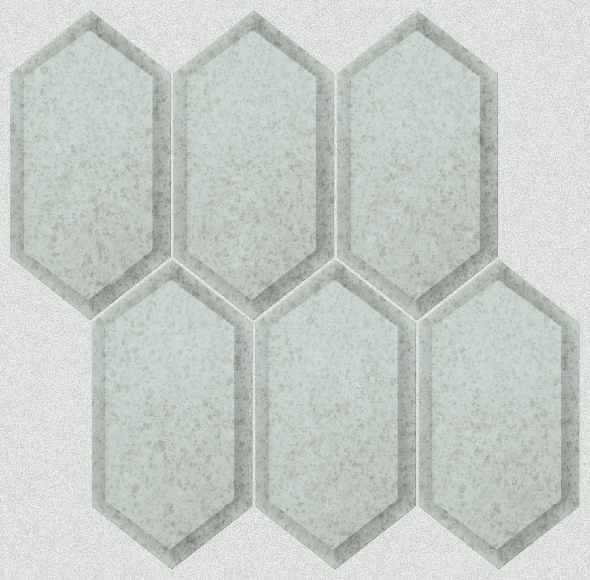 VULCAN HEX MOSAIC ANTIQUE SILVER MAIN