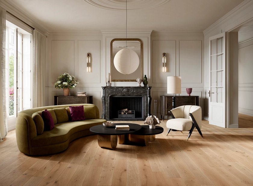 Provincial Plank Ashen - LVP flooring Provincial Plank Ashen Feature 1