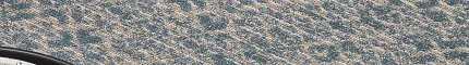 Blue and Beige Patterned Commercial Carpet Tile with Black Metal Table and Pinecones Moral in Gracious