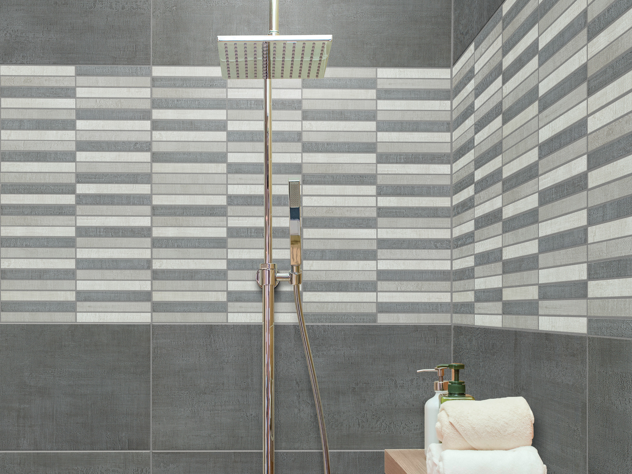TESSUTO STACKED MOSAIC COOL ROOM