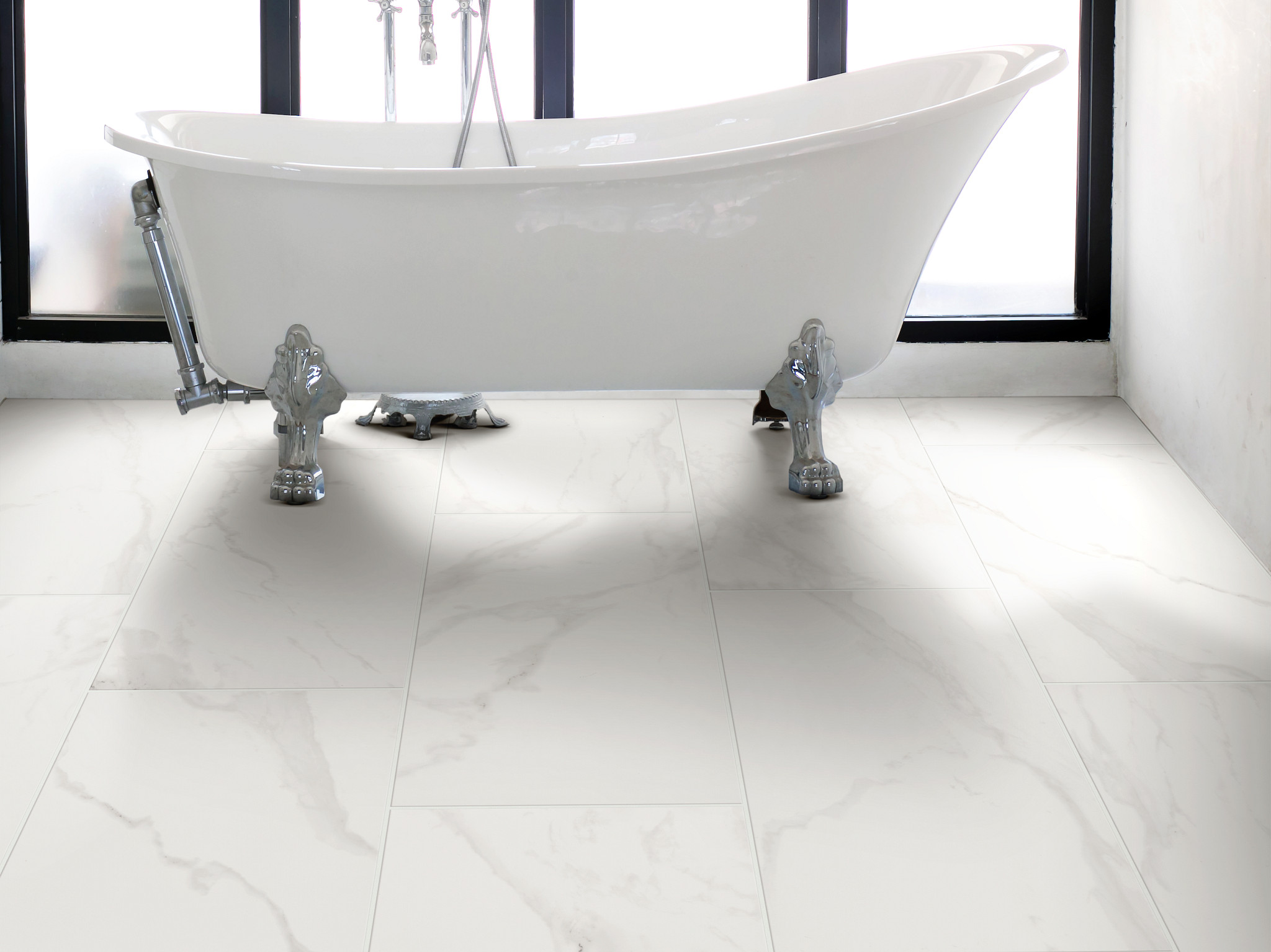 PRIME AURA 24X48 MATTE STATUARIO BRINA ROOM