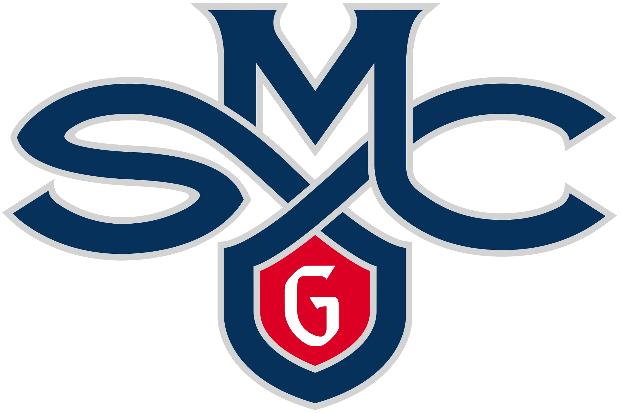 Saint Mary's College Gaels logo with interlocking S, M, and C letters