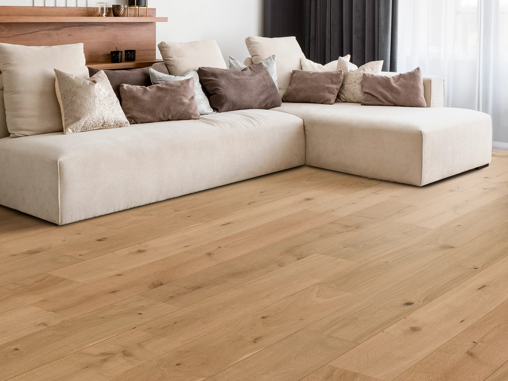 PROVINCIAL PLANK FAWN ROOM in room