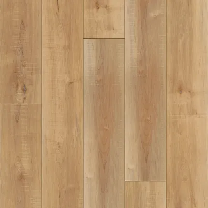 Durable wood look luxury vinyl plank flooring 48.03x7.09 inch Light wood look vinyl flooring with Coretec Residential WPC construction
