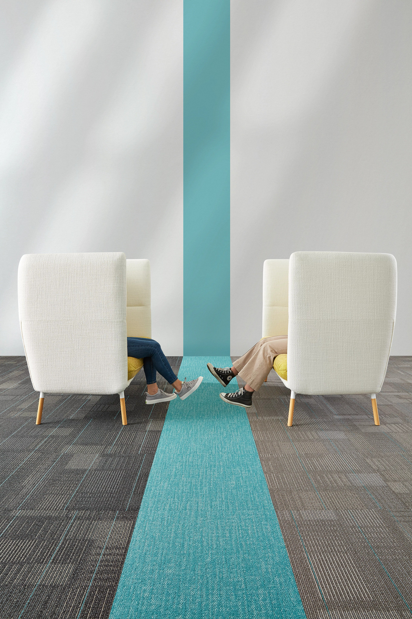 Diffuse Color 24X24 Ecoworx® Tile 5T478 Carpet Tile Commercial