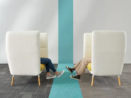 Education Facility with Commercial Carpet Tile in Gray and Turquoise <strong>Diffuse Color </strong>in Cool Teal + Warm Teal and Color Frame in Quirky