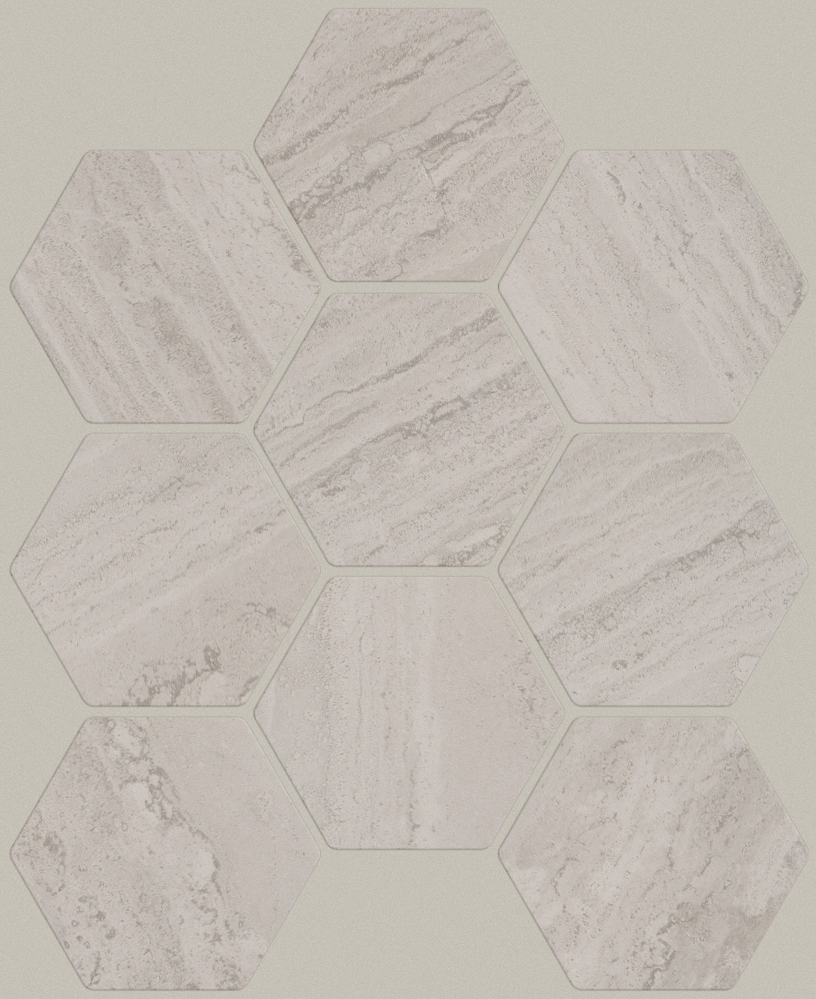 NATURAL STRATA HEX VC GREY MAIN