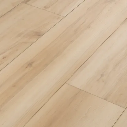 Durable light oak laminate flooring for everyday comfort and easy maintenance Light oak laminate flooring with natural wood grain texture